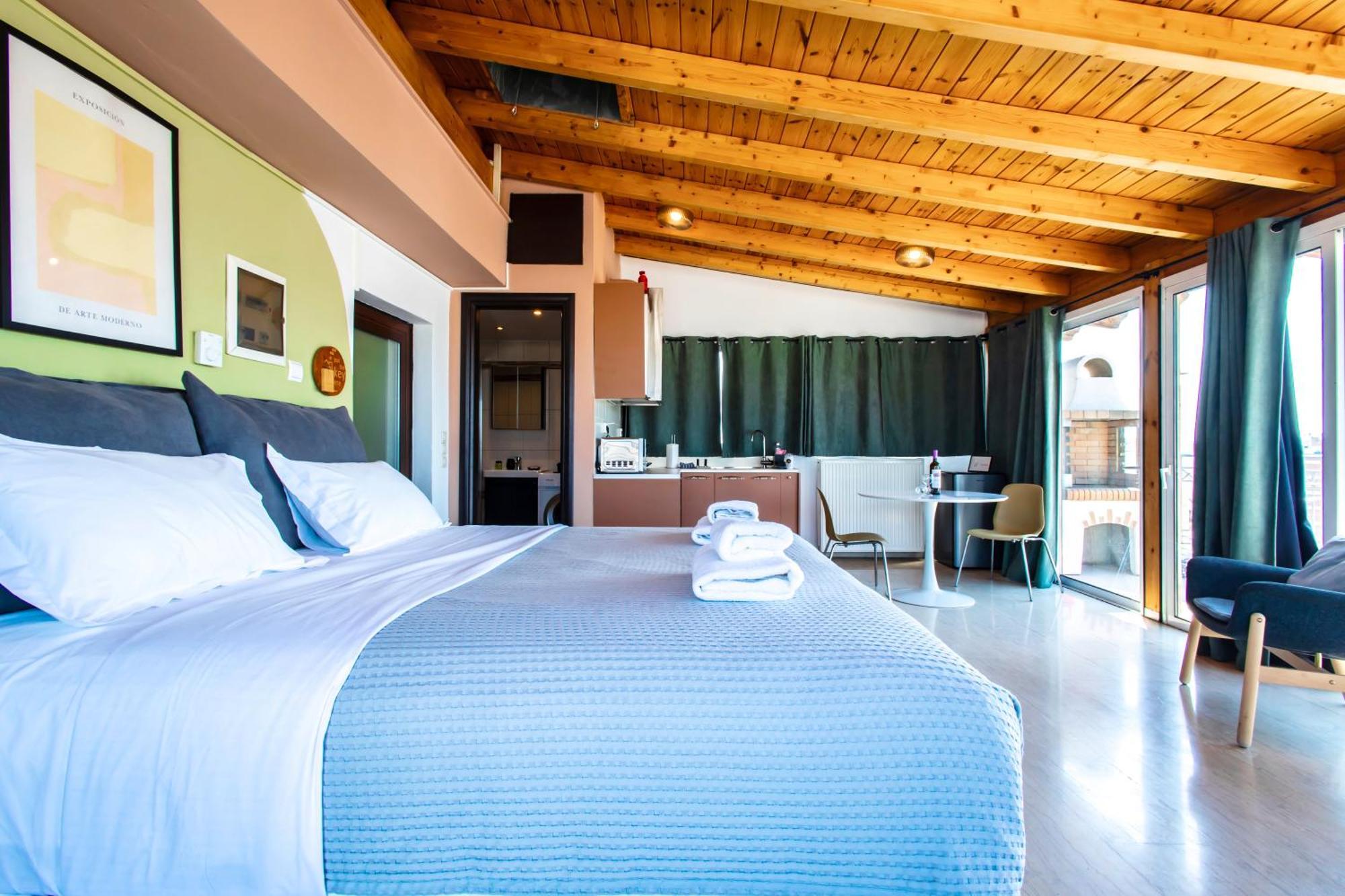 Lis153 By Smart Cozy Suites - Top Floors With Amazing City View - Available 24Hr Athen Eksteriør bilde
