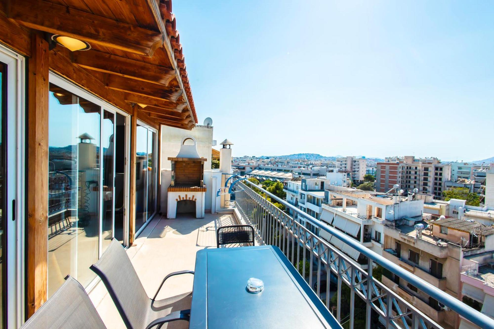 Lis153 By Smart Cozy Suites - Top Floors With Amazing City View - Available 24Hr Athen Eksteriør bilde