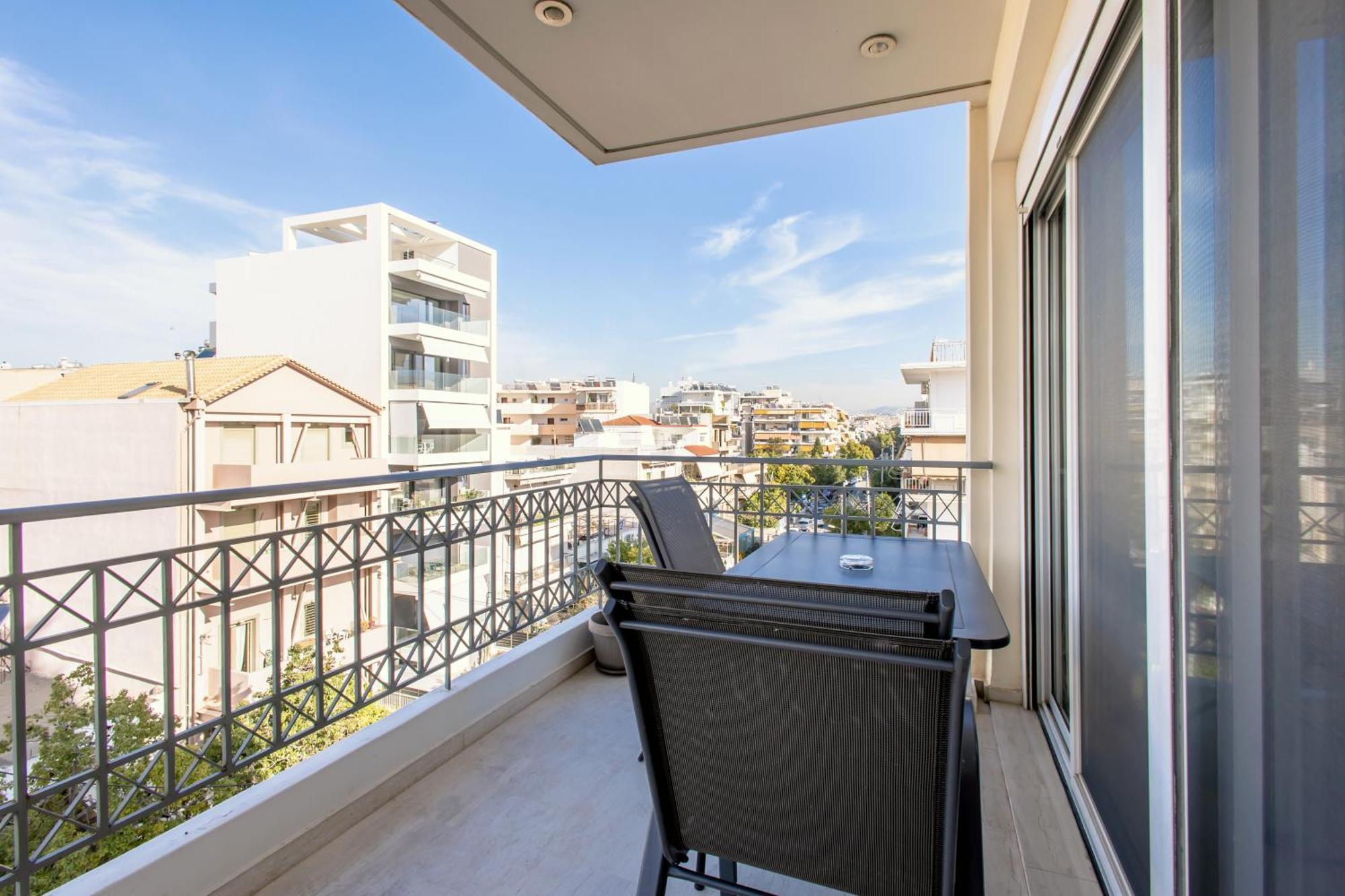 Lis153 By Smart Cozy Suites - Top Floors With Amazing City View - Available 24Hr Athen Eksteriør bilde