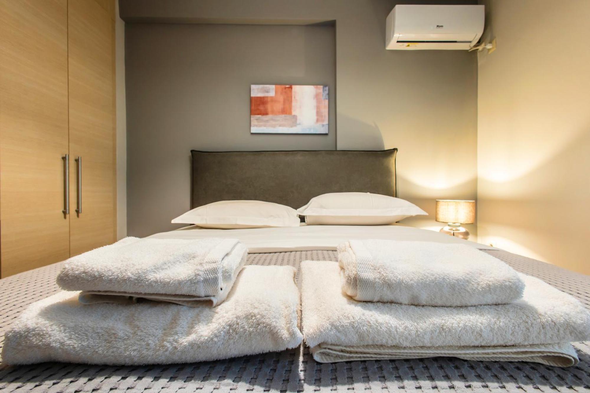 Lis153 By Smart Cozy Suites - Top Floors With Amazing City View - Available 24Hr Athen Eksteriør bilde