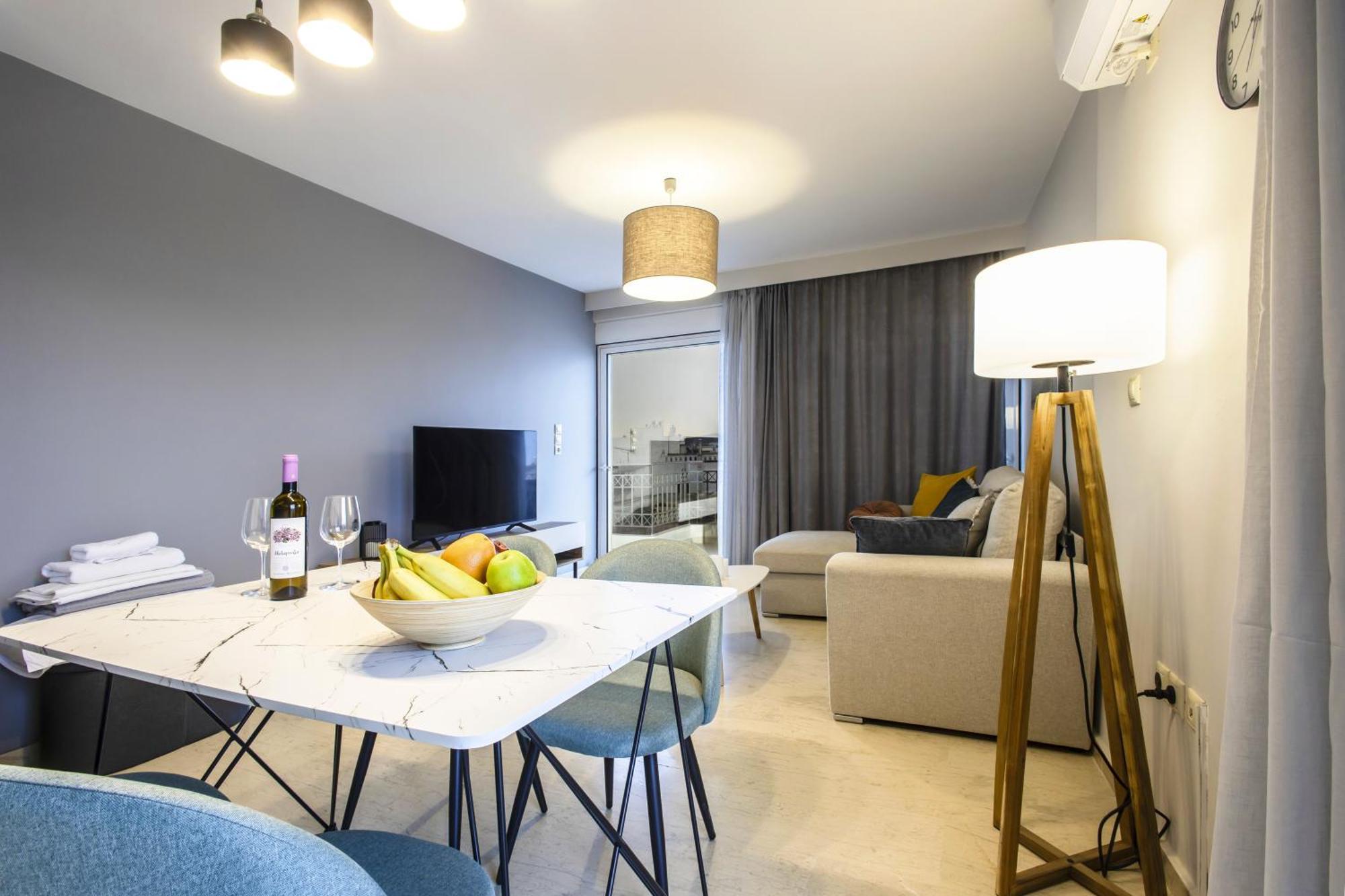 Lis153 By Smart Cozy Suites - Top Floors With Amazing City View - Available 24Hr Athen Eksteriør bilde