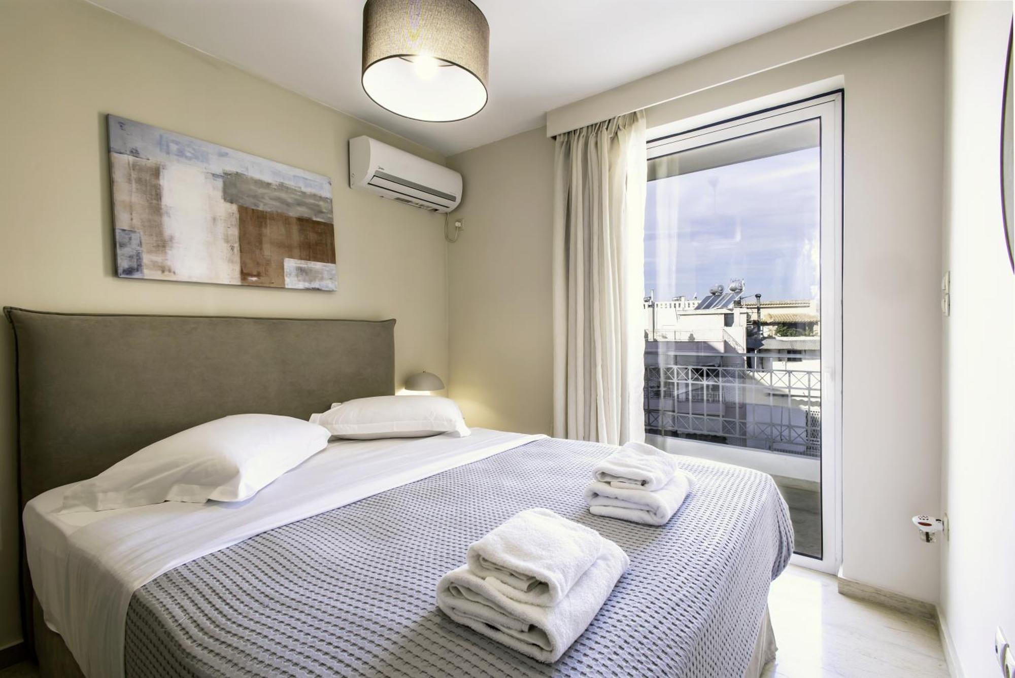 Lis153 By Smart Cozy Suites - Top Floors With Amazing City View - Available 24Hr Athen Eksteriør bilde